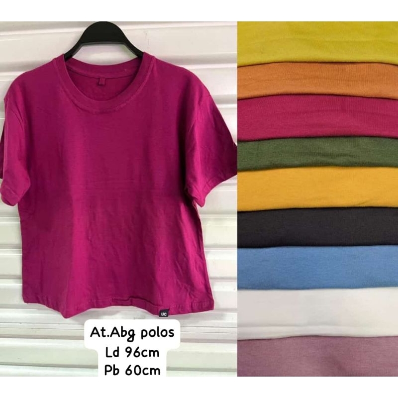 Kaos polos wanita/kaos abg/kaos katun/kaos katun polos/kaos wanita import