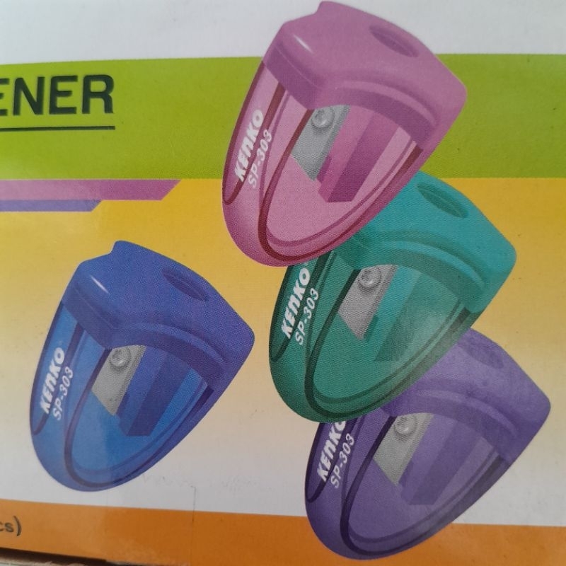 

3 PCS Rautan Serutan Sharpener Pensil Kenko SP-303