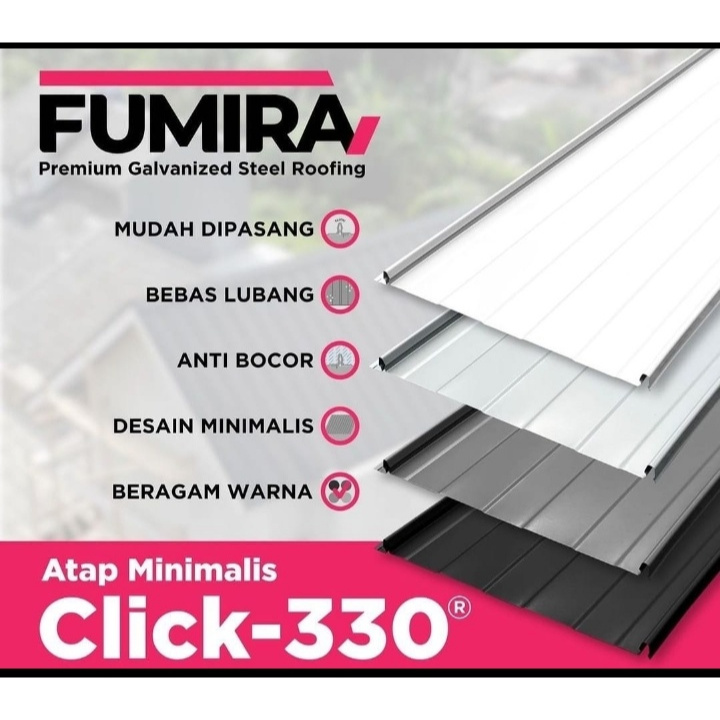 Atap Fumira Click-330 (Atap metal)