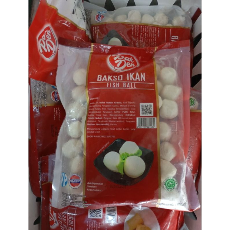 

PAK DEN Bakso Ikan Fishball 500gr