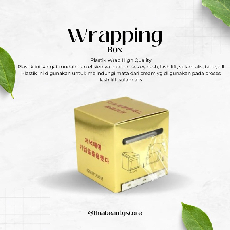 WRAPPING / PLASTIK WRAPPING SULAM PLASTIK LASHLIFT PLASTIK EYELASH