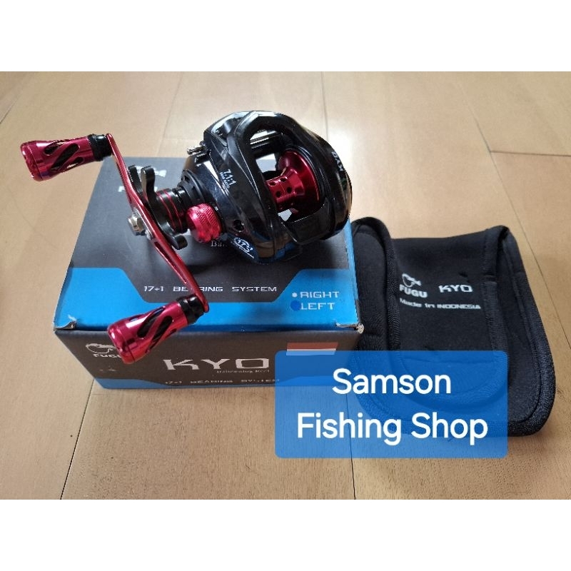 reel bc fugu kyo ratio 7.1 : 1 handle carbon left hand