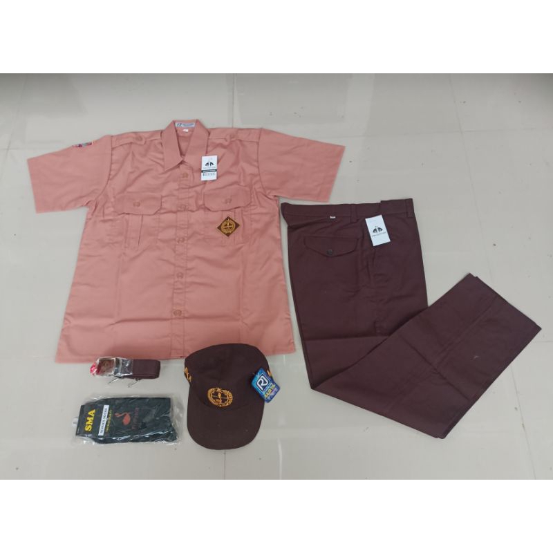 Seragam Sekolah Seragam Pramuka SMP/SMA Seragam Pramuka Cowok