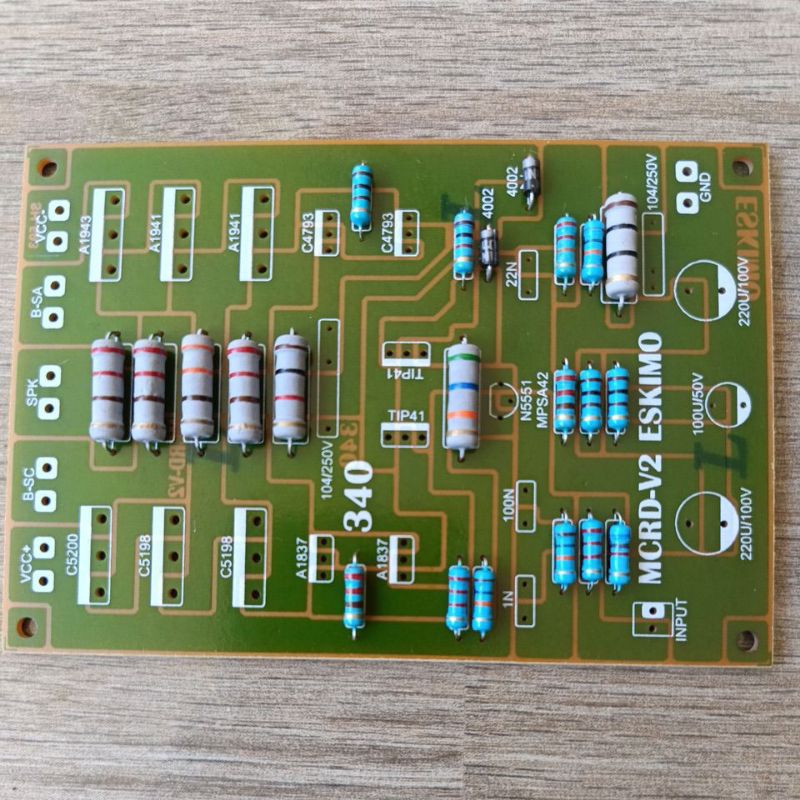 PCB mcrd v2 sublow plus componen 340 eskimo