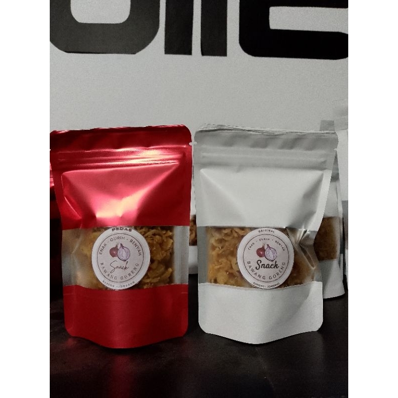 

cemilan/Snack brambang goreng teman makan