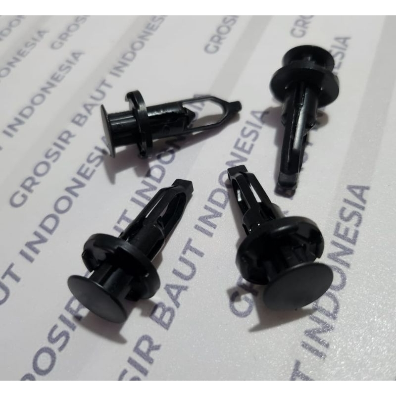 (10-50pcs) Klip body Plastik mobil Toyota/ Klip Cengkeh Klip kancing Bemper Bumper Grill depan Mobil