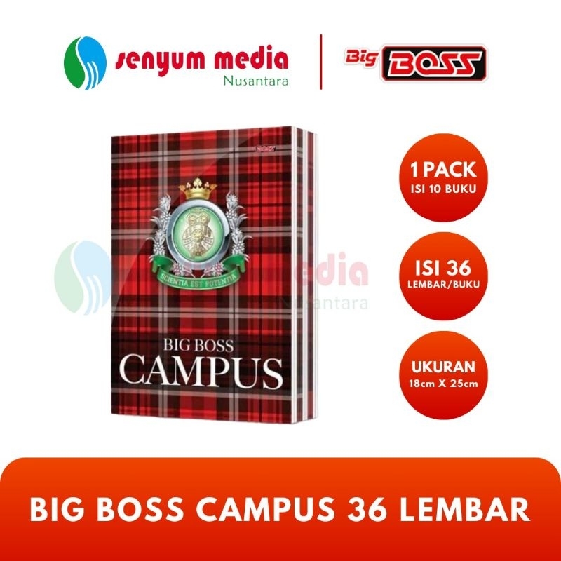 

Buku Tulis Big Boss Boxy 36 Lbr (S:PACK)