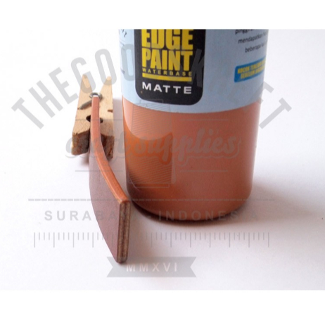 

Leather Edge Paint Doff Matte Cat Pinggiran Dop Coklat / Light brown kerajinan kulit leather craft