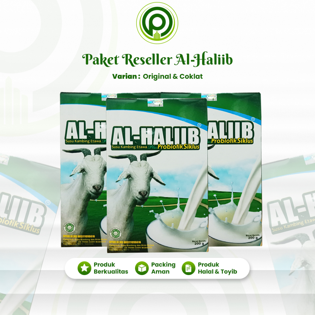 

Paket Reseller Susu Kambing Etawa Al-Haliib Tinggi Kalsium Untuk Tulang Kaya Manfaat