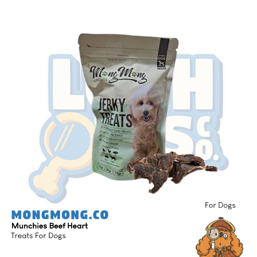 MongMong.Co Munchies Beef Heart Dog Treats