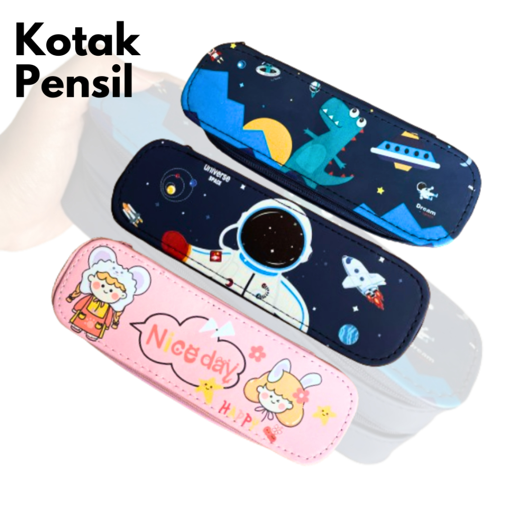 

Kotak Pensil Anak Karakter 2 Tingkat Tepak 3D Stationery
