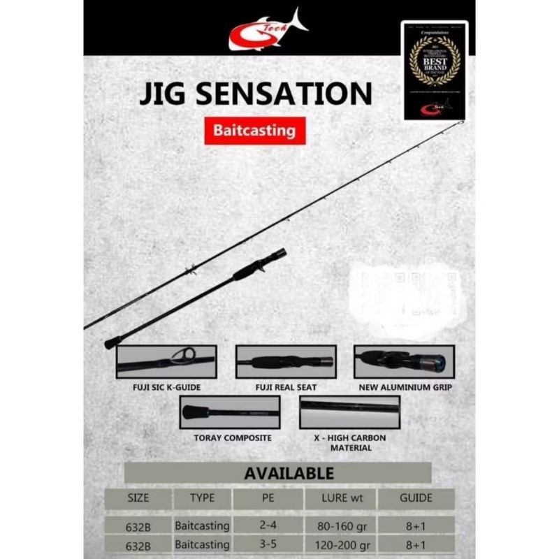 Rod OH / OVERHEAD JIGGING GTECH JIG SENSATION