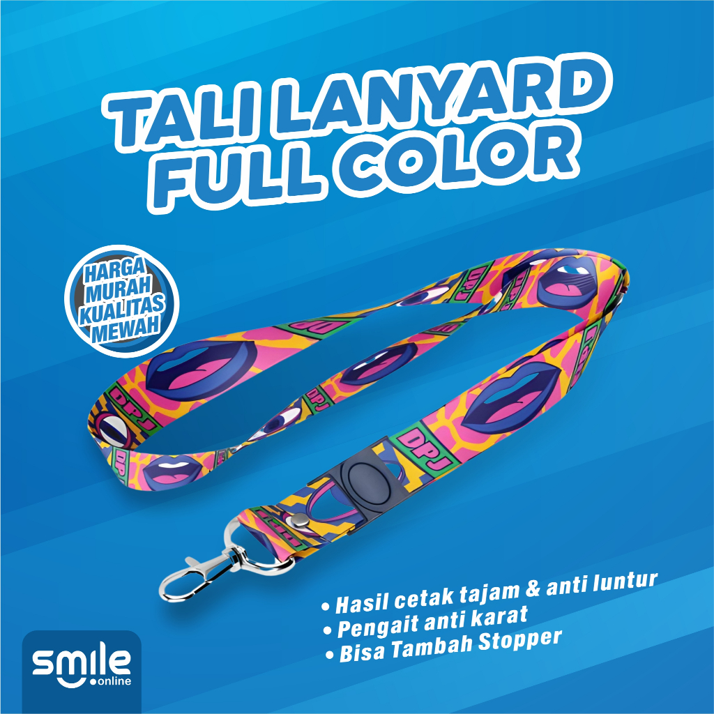 

Cetak Custom Tali Lanyard ID CARD/ Tali Lanyard Custom Kalung ID Card / Custom Lanyard Gambar Bebas Termurah