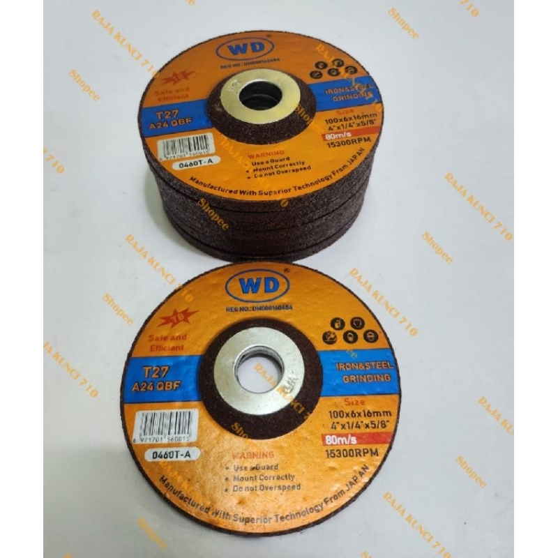 Batu Gurinda Poles WD 4×6 / Batu Gerinda Poles 4" × 6 Original