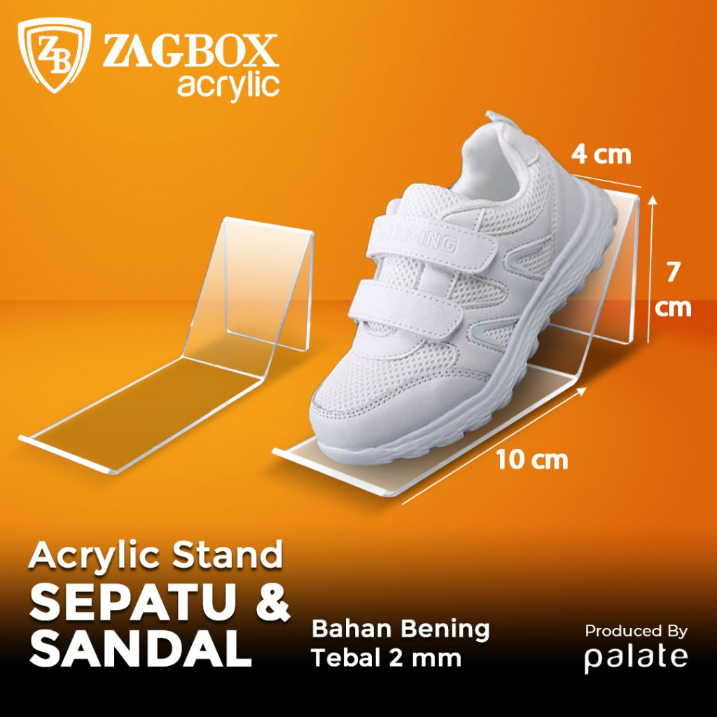 AKRILIK STAND SEPATU / ACRYLIC DISPLAY STAND SEPATU / SANDAL
