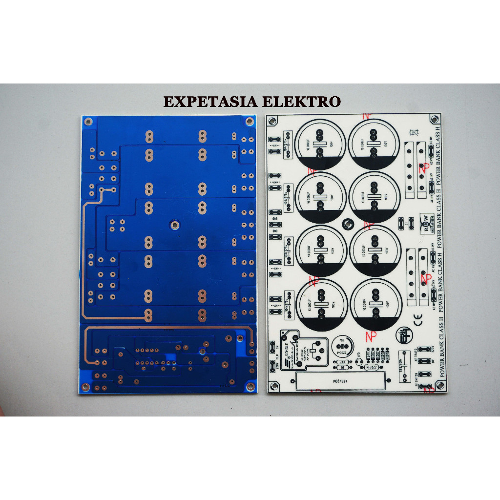 PCB PSU CLASS H 8 ELCO + SOFTSTART FIBER
