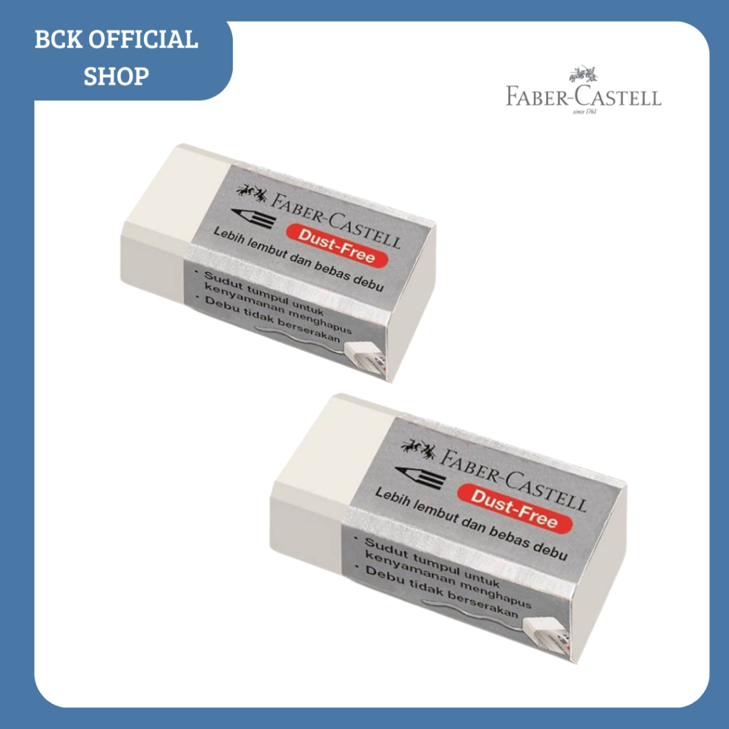 

Faber-Castell Penghapus Eraser Dust Free Small White (PCS)