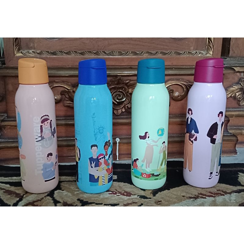 Eco fancy bottle botol minum Tupperware 750ml