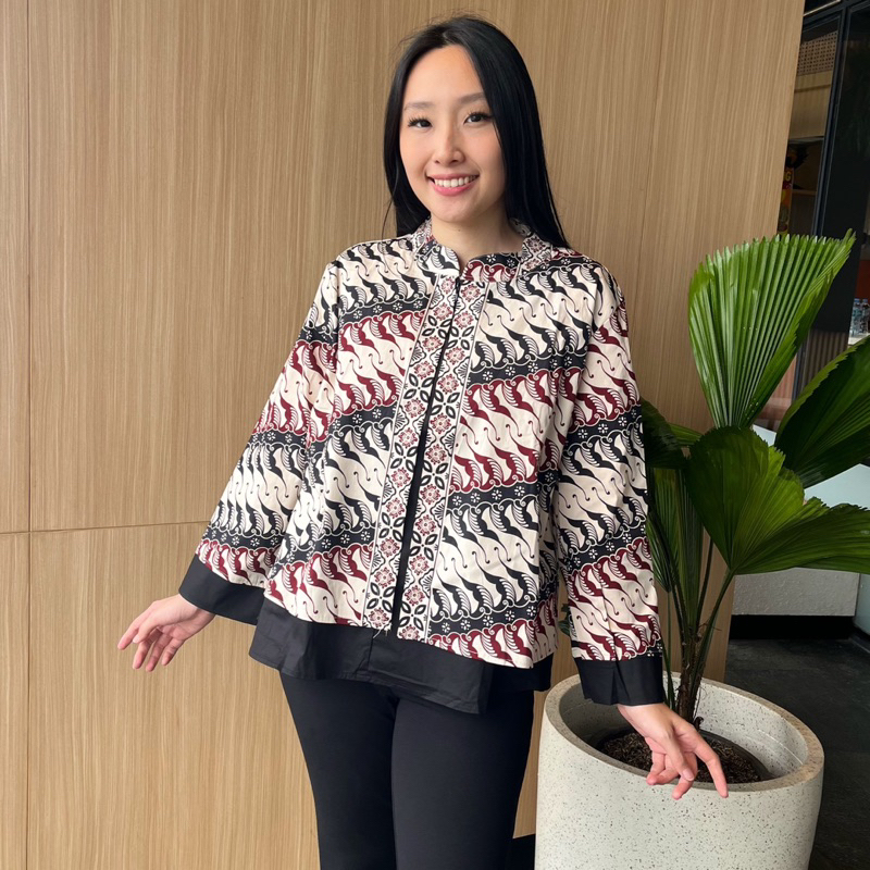 ALYS BATIK - BELLE BLOUSE BATIK WANITA BIG SIZE