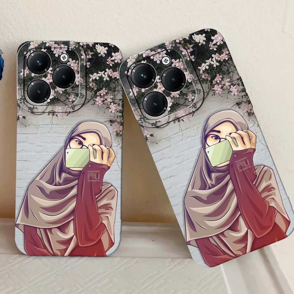 SOFTCASE INFINIX HOT 40 Terbaru Motif (HIJAB) Case Infinix HOT 40 - Case Hp - Casing Hp - Casing Inf