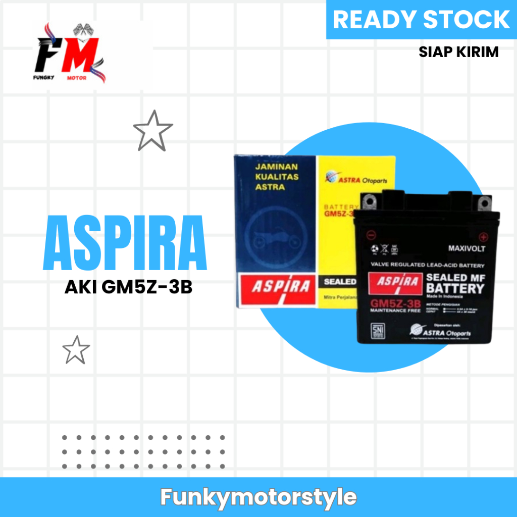 AKI ASPIRA GM5Z-3B MF, AKI KERING ASPIRA / 100% ORIGINAL