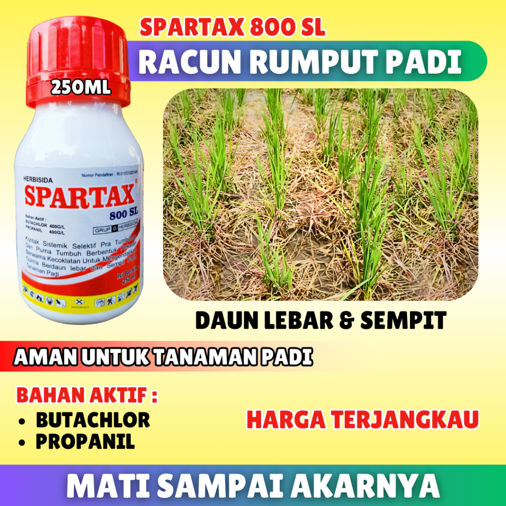 𝗛𝗘𝗥𝗕𝗜𝗦𝗜𝗗𝗔 𝗦𝗜𝗦𝗧𝗘𝗠𝗜𝗞 - Spartax Racun Rumput Padi