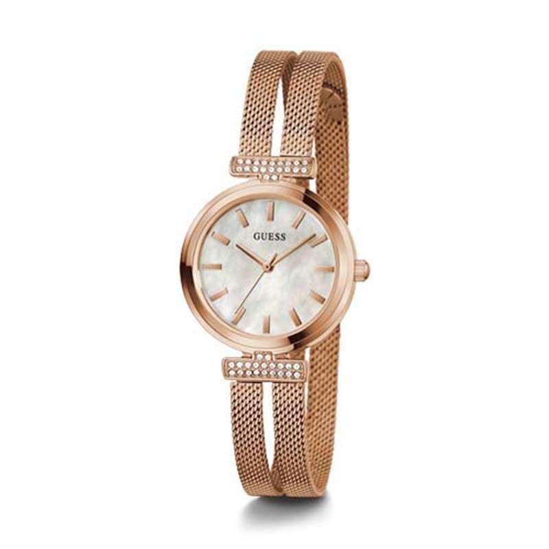 Original 100%. Guess GW0471L3 Array Jam Tangan Wanita Analog Rose