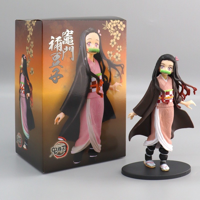 [DISKON 7.7) Action Figure NEZUKO  Plus BOX | Hiasan Kue NEZUKO