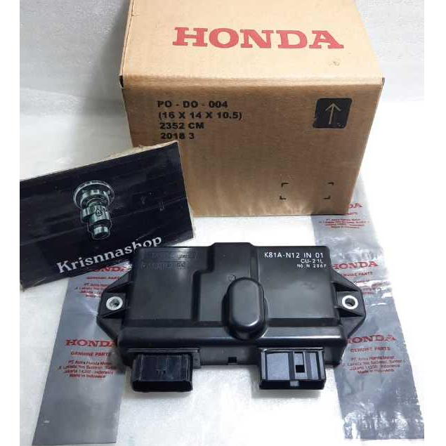 AS ECU ECM CDI BEAT FI ESP KODE K81H-N52 IN 01 & N12 IN 01 TAHUN 2016 2017 2018 2019 BARU ORIGINAL