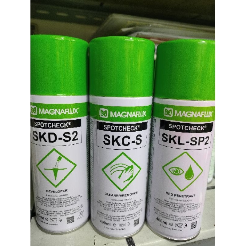 Magnaflux developer cleaner penetrant crack detector magnaflux