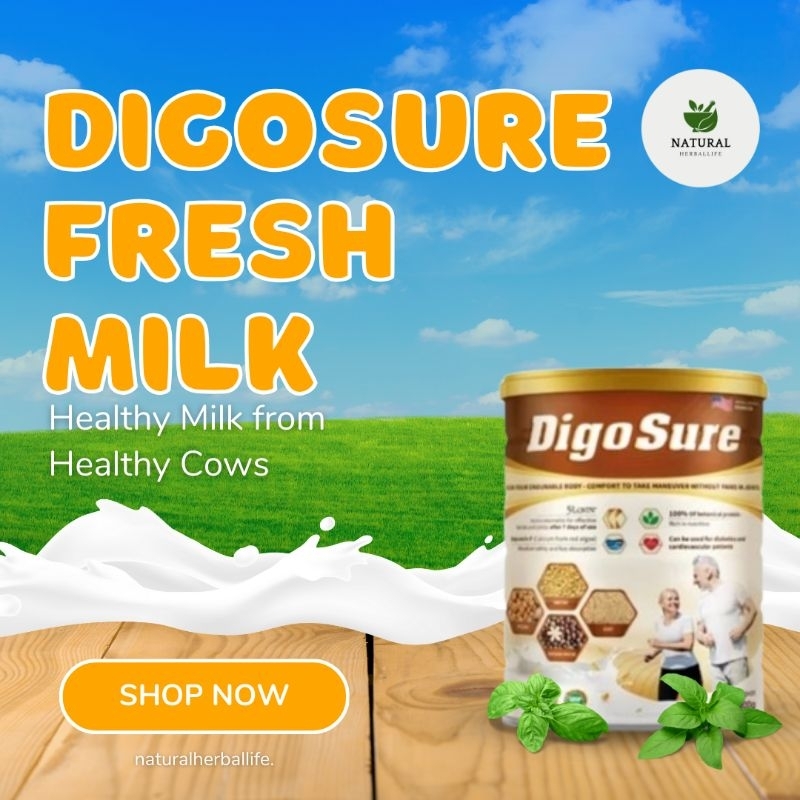 

Digosure susu kacang 100% Herbal,Susu murni,Dari Susu Sapi New Zealand asli,100%HALAL & Terdaftar BPOM INDONESIA.✔️✔️