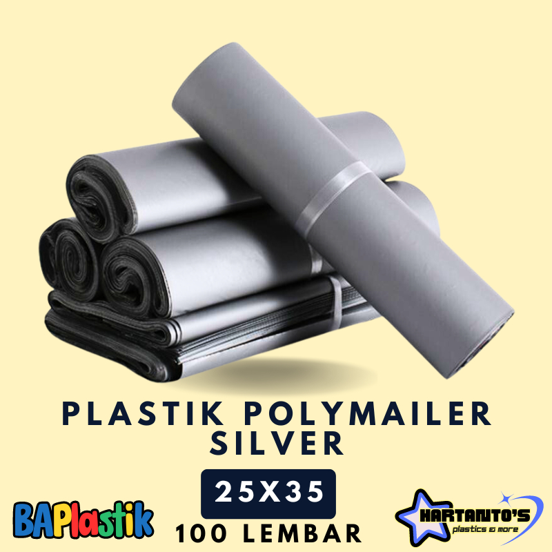 

Plastik Polymailer 25x35 Silver ULTRA Plastik Online Shop Mailer