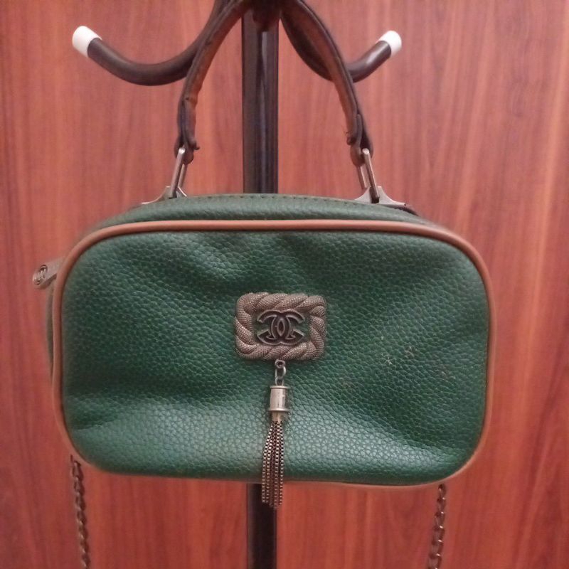 Sling Bag hijau Botol