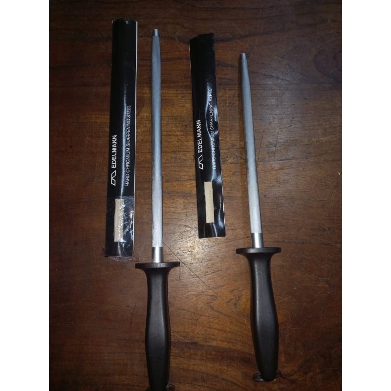 Edelmann Tanica Sharpening Steel 10Inch Kode 027-10 dan 12 Inch Kode 027-12 / Asahan Pengasah Pisau 