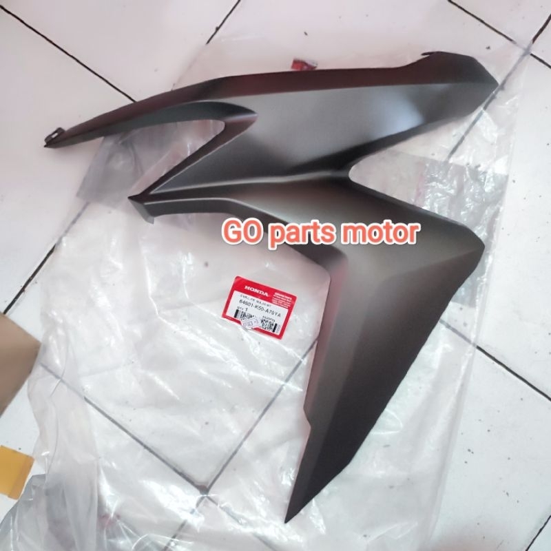 Cover Tedeng Sayap Kiri Matte Brown Honda Vario 150 Esp 2018-2021 Cover L FR 64601-K59-A70YA