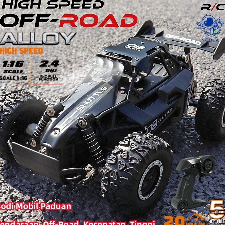 NODIA 1 16 Paduan RC Mobil Berkecepatan Tinggi24Ghz Berkecepatan Tinggi Bigfoot Remote Control Mobil