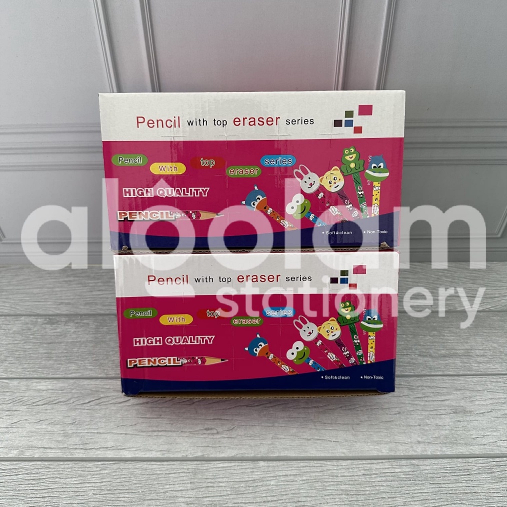 

KODE A2O4 SATU PACK 24 PCS PENSIL PLUS PENGHAPUS KARAKTER HEWAN LUCU