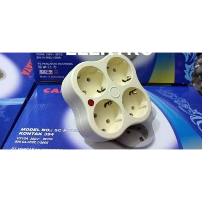 STEKER T MULTI 4 LUBANG.