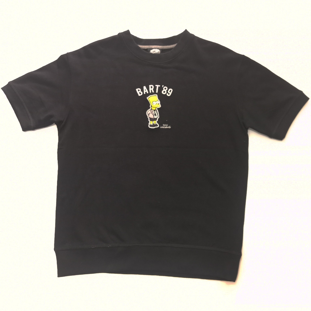 Kaos The Simpsons Bart ’89 Graphic Tee by SPAO – Black | T-Shirt Premium Unisex Size M