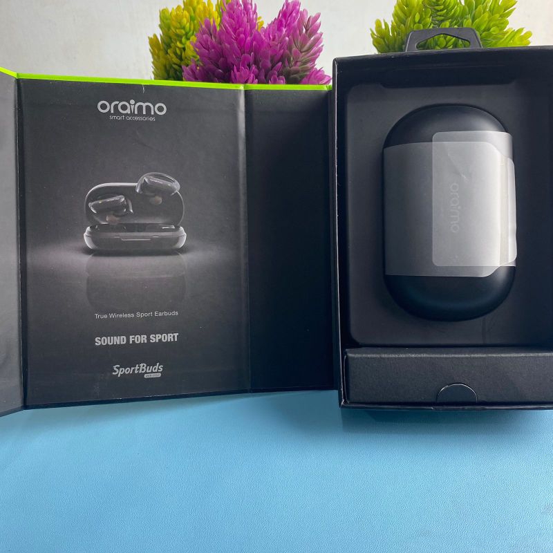 TWS ORAIMO SPORT EARBUDS HANDSFRESS BLUETOOTH HEADSET V5. 0 WIRELESS EARPHONE  TOUCH CONTROL