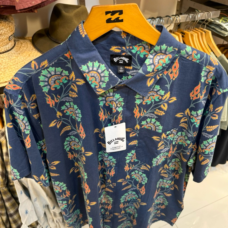 KEMEJA PRIA BILLABONG ORIGINAL DARK BLUE SUNDAYS