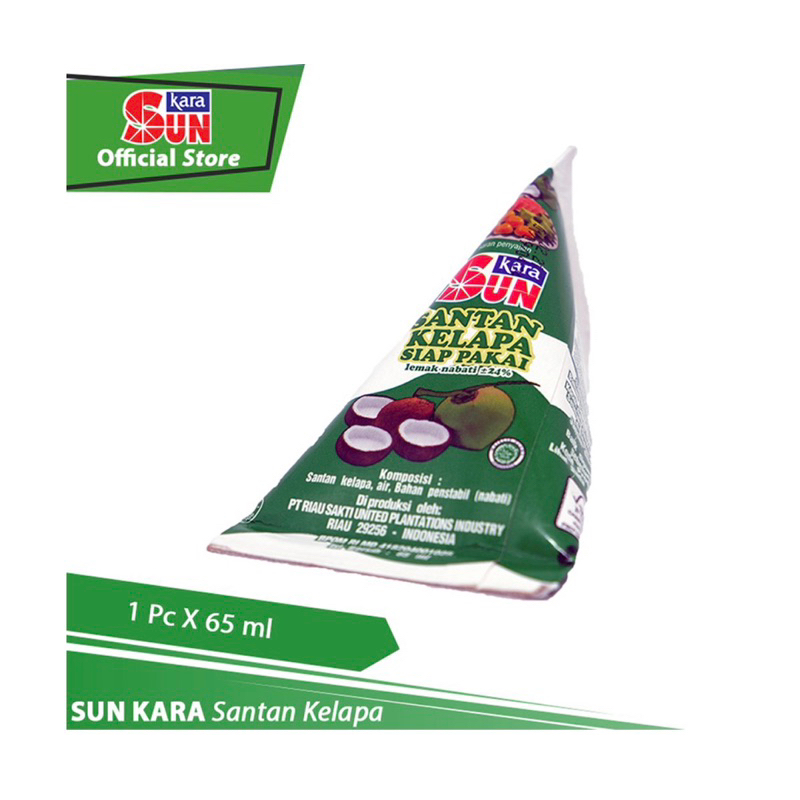 

sun kara santan 65ml santan kelapa