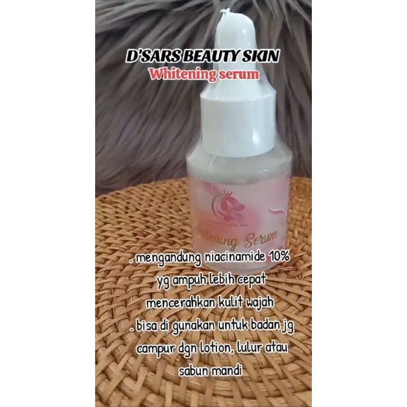 Whitening Serum D'sars / Infus putih D'sars (3 botol)