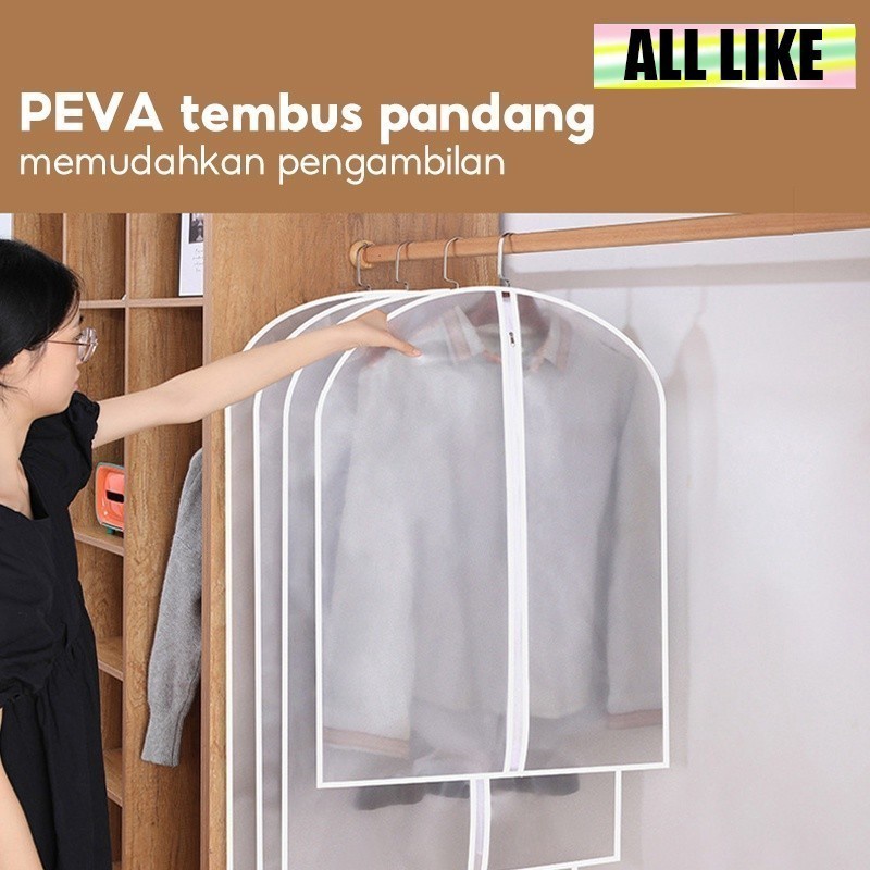 BIG SALE ALL Like Plastik Gantungan Baju  Plastik Jas Gantung  Penutup Anti Debu Gantungan Baju