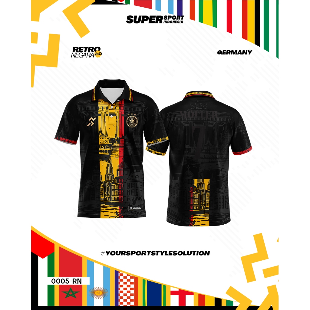 Retro Jersey Jerman - Exclusive Design