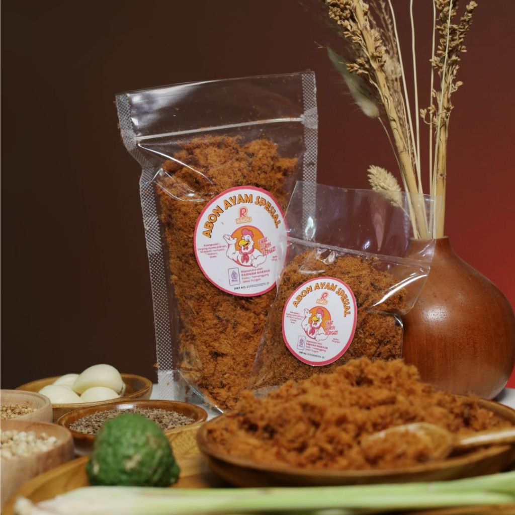 

Abon Ayam 500gr Premium Tanpa Pengawet Halal MUI