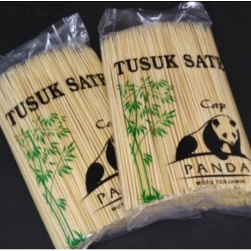 Tusuk sate panda 500 gram/ Tusuk sate bambu panda/Tusuk sate 20 cm 1 pak