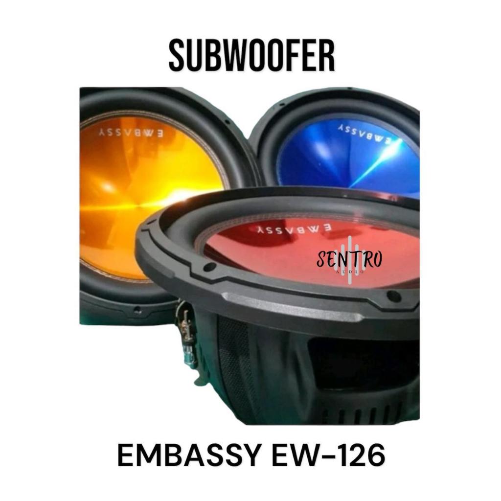 speaker subwoofer 1000WATT EMBASSY 12 INCH 12 in EW-126