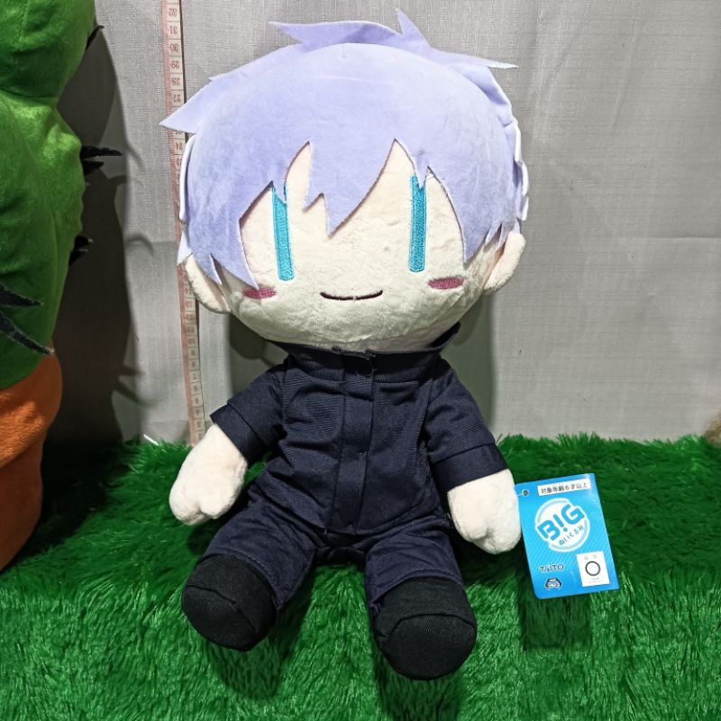 ✨NEW✨ GOJO SATORU JUJUTSU KAISEN YURUGAO BIG TAITO PLUSH BONEKA ANIME