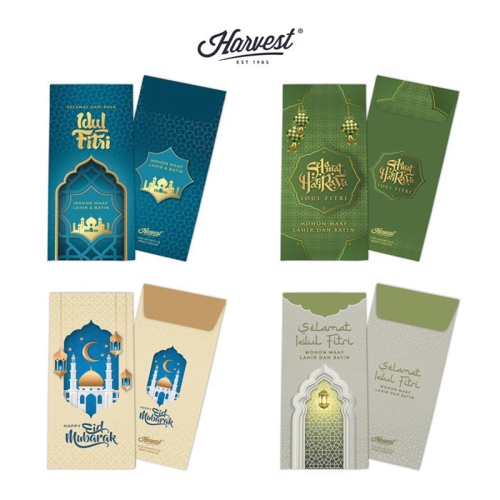 

SPESIAL AWAL TAHUN Amplop Lebaran Idul Fitri Harvest isi 6 Fitri Hidayah